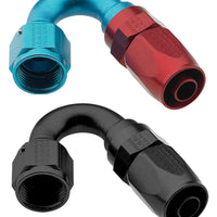 Fragola -6AN x 150 Degree Pro-Flow Hose End - Black