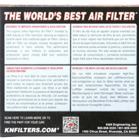 K&N Universal Clamp-On Air Filter 1 7/8 in FLG / 3in B / 2in T / 3in H