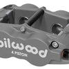 Wilwood Caliper-Forged Superlite 4R 1.25/1.25in Pistons 0.81in Disc