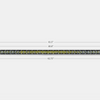 Cali Raised 42 Slim Single Row Led Bar Amber