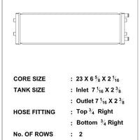 CSF Dual-Pass Universal Heat Exchanger (Cross-Flow)