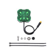 Diode Dynamics Stage Series Single Color LED Rock Light - Green M8 (one)