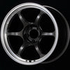 Advan RG-D2 18x9.0 +43 5-114.3 Machining & Black Gunmetallic Wheel