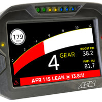 AEM CD-7 Non Logging GPS Enabled Race Dash Carbon Fiber Digital Display w/o VDM (CAN Input Only)