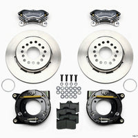 Wilwood Forged Dynalite P/S Park Brake Kit Polished Chevy 12 Bolt w/ C-Clips