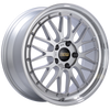 BBS LM 20x10 5x120 ET45 Diamond Silver Center Diamond Cut Lip Wheel -82mm PFS/Clip Required