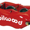 Wilwood Caliper-Forged Dynalite-Red 1.75in Pistons 1.10in Disc