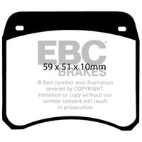 EBC Brakes Yellowstuff Performance Brake Pads