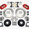 Wilwood Narrow Superlite 6R Front Hub Kit 14.00in Red TCI-IFS 71-78 (Pinto Based)