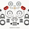 Wilwood Forged Dynalite-M Front Kit 10.75in Red 1950-1955 MG-TD/TF