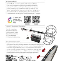 Oracle LED Illuminated Wheel Rings - ColorSHIFT Dynamic - ColorSHIFT - Dynamic SEE WARRANTY