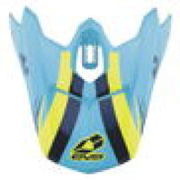 EVS T3 Works Visor - Blue/Hivis/Yel