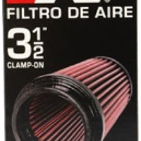 K&N Filter Universal Rubber Filter 3 1/2 inch Flange 4 5/8 inch Base 3 1/2 inch Top 7 inch Height