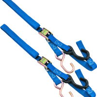 BikeMaster Tiedown Integrated Softhook - Blue