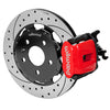 Wilwood 03-08 Audi A4 Caliper-Combination Parking Brake Rear 12.19 Rotor - Red