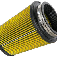 Airaid Universal Air Filter - Cone 4in Flange x 6in Base x 4-5/8in Top x 7in Height - Synthaflow