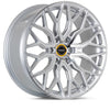 Vossen HF6-3 22x9.5 / 6x135 / ET20 / Deep Face / 87.1 - Silver Polished Wheel