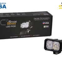 Diode Dynamics Stage Series 2 In LED Pod Sport - White Flood Standard RBL Each