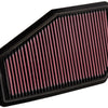 K&N Replacement Air Filter HONDA CIVIC TYPE R 2.0L; 07-09