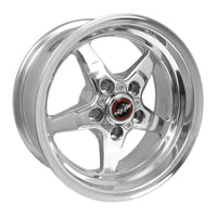 Race Star 92 Drag Star 15x7.00 5x4.50bc 3.50bs Direct Drill Polished Wheel