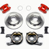 Wilwood D154 P/S Park Brake Kit Red 12 Bolt 2.75in offset Staggered Shock