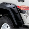 Bushwacker 07-18 Jeep Wrangler Unlimited Max Pocket Style Flares 2pc Extended Coverage - Black