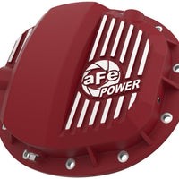 aFe Pro Series GMCH 9.5 Rear Diff Cover Red w/ Machined Fins 19-20 GM Silverado/Sierra 1500