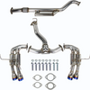 Invidia 2022+ Subaru WRX Gemini Single Layer Quad Titanium Tip Cat-Back Exhaust