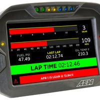 AEM CD-7 Logging GPS Enabled Race Dash Carbon Fiber Digital Display w/o VDM (CAN Input Only)