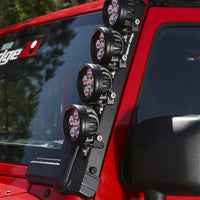 Rugged Ridge 07-18 Jeep Wrangler JK Elite Fast Track Windshield Light Bar Mount w/o Crossbar