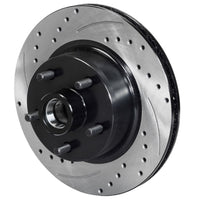 Wilwood Rotor Front SRP Drilled & Slotted Black - 65-69 Ford Mustang 5x4.50BC 11.29in Dia