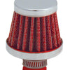 Spectre Breather Filter 10mm Flange / 2in. OD / 1-3/4in. Height - Red