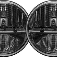 Rigid Industries 7in Round Headlights w/ Heated Lens Non JK - Set of 2