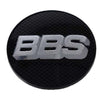 BBS Center Cap 70.6mm Carbon/Silver (5-tab)