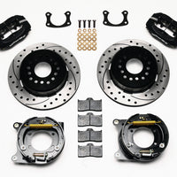 Wilwood Forged Dynalite P/S Park Brake Kit Drilled New Big Ford 2.50in offset Staggrd Shock