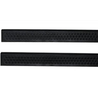 AVS Universal Stepshields Door Sills 2pc - Black