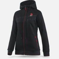 Akrapovic Womens Corpo Zip Hoodie Black - Small