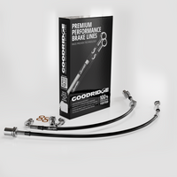 Goodridge 06-15 Honda Civic Stainless Steel Front Brake Lines