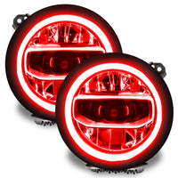 Oracle Jeep Wrangler JL/Gladiator JT RGB+W Headlight DRL Upgrade Kit - ColorSHIFT 2 SEE WARRANTY