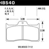 Hawk Wilwood 7112 Caliper DTC-70 Brake Pads