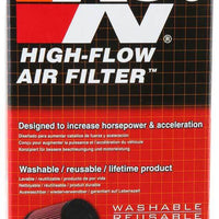 K&N Universal Clamp-On Air Filter - 2 1/4in 10 DEG FLG 3 1/2in OD 6in H