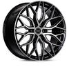 Vossen HF6-3 20x9.5 / 6x139.7 / ET15 / Deep Face / 106.1 - Brushed Gloss Black Wheel