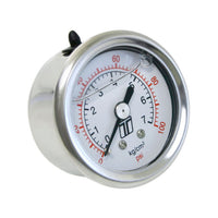 Turbosmart FPR Gauge 0-100psi Liquid Fill