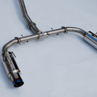 Invidia 2022+ Honda Civic Si (1.5T) 70mm N1 Cat Back Exhaust - Burnt TI Tips