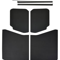 DEI 18-23 Jeep Wrangler JL 4-Door Boom Mat Complete Headliner Kit - 13 Piece - Black Leather Look