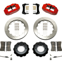 Wilwood Narrow Superlite Red 6R Front Kit 12.88in Slotted Rotor w/ Lines 05-15 Toyota Tacoma