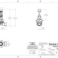 Diode Dynamics 9005/9011/H10 White SL2 Pro LED Bulb (one)