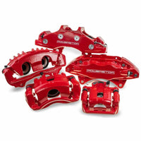 Power Stop 07-18 Jeep Wrangler JK Rear Red Caliper Pair w/Bracket