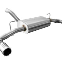 Corsa 2018-2024 Jeep Wrangler JL 2.5in Dual Rear Exit Polished Tips Sport Axle-Back Exhaust