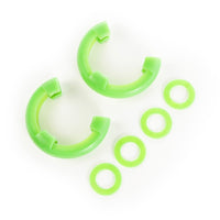 Rugged Ridge Green 3/4in D-Ring Isolator Kit